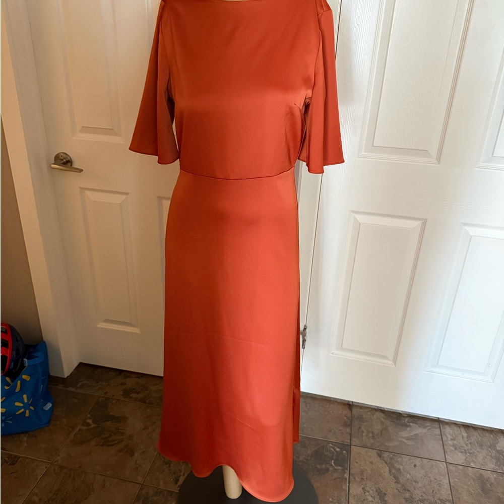 H&M Vibrant Orange Dress